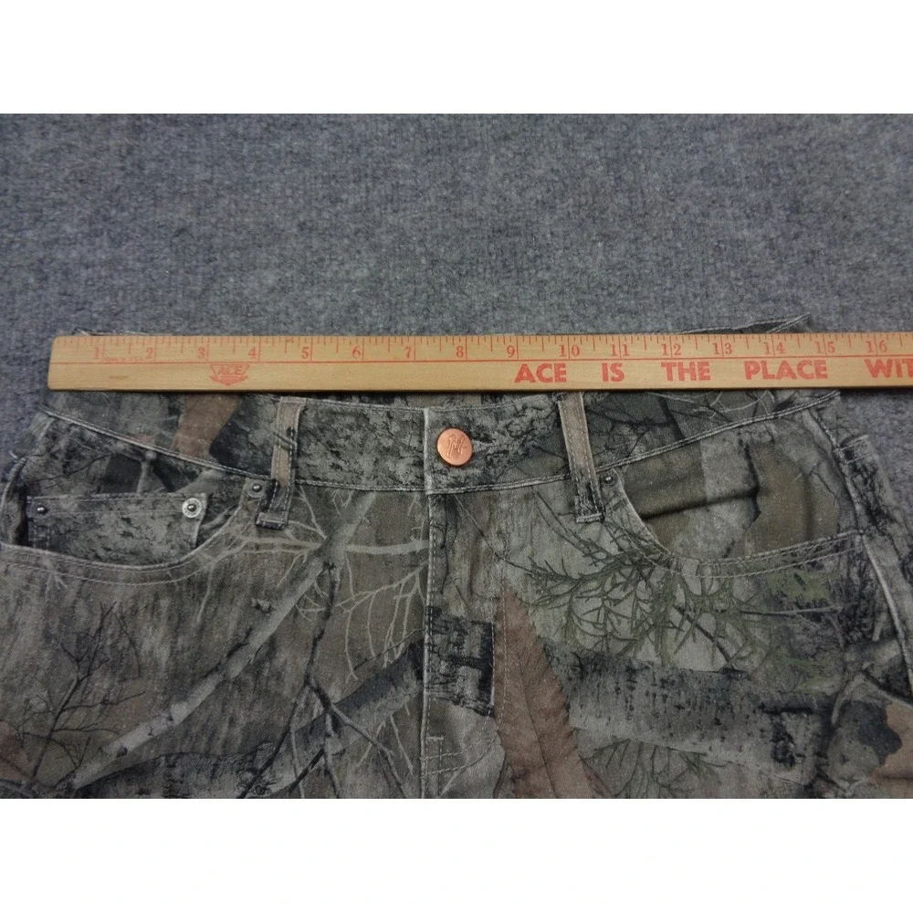 Mugsy Realtree Pants 30 x 30 Jeans Camo Brown Straight Leg Stretch